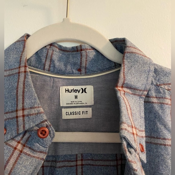 Men’s Medium Hurley Flannel - Picture 2 of 2